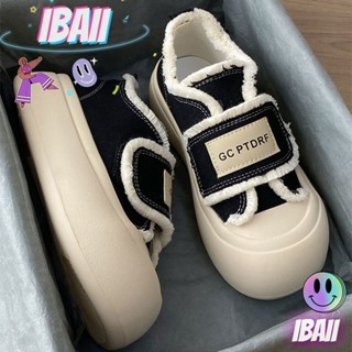 IBAII.  รองเท้าผ้าใบพื้นหนาสไตล์นักเรียนหญิงสไตล์เกาหลี