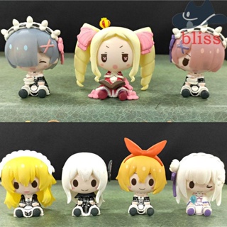 Bliss โมเดลฟิกเกอร์ PVC อนิเมะ Rem Ram ของเล่น สําหรับเด็ก