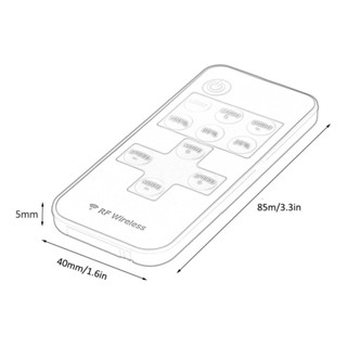 12v RF รีโมทควบคุม ไร้สาย หรี่แสงได้ สําหรับแถบไฟ LED ขนาดเล็ก