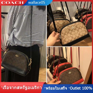 DOME CROSSBODY F76674 สาวใหม่คลาสสิกรูปแบบ PVC ต่อสู้  COAC H ด้านหลังกระเป๋าสตรีกระเป๋าถือ