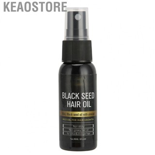 Keaostore Black Hair Oil Effective Promote Growth Safe Ingredient More Shiny