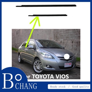 Bochang แถบพลาสติกซีลหน้าต่างรถยนต์ สําหรับ TOYOTA VIOS gen 2 2008 2009 2010 2011 2012 2013