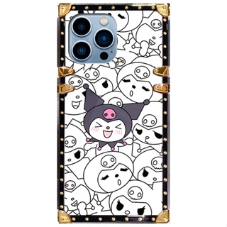 For Xiaomi Mi POCO X3 NFC 10T 11T 12T 11 12 Lite Redmi A1 9 9A 9C 9T 10 10A 10C 12C Note8 Note9 Note10 Note11 Note12 Pro Note9S Note10S Note11S Cute Cartoon Square Phone Case B18