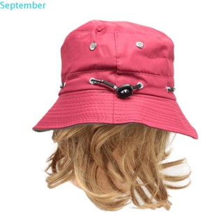 SEPTEMBER Fisherman Solid Sun Cap Boonie Hat Camping Bucket Hats