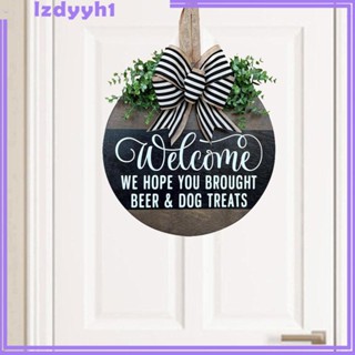 [JoyDIY] ป้าย Welcome สําหรับแขวนตกแต่งประตูบ้านฟาร์ม ในร่ม กลางแจ้ง