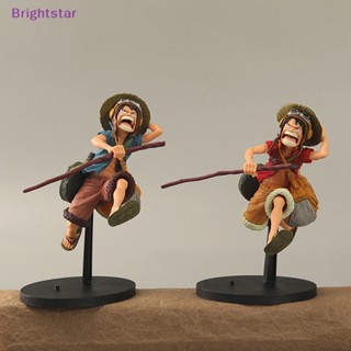 Brightstar โมเดลฟิกเกอร์ PVC อนิเมะ One Peice Monkey D Luffy Adventure Running Funny