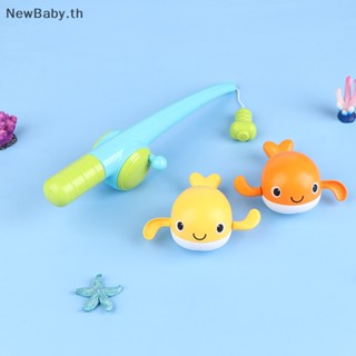 Newbaby ของเล่นอ่างอาบน้ํา แบบแม่เหล็ก รูปปลาวาฬ สําหรับเด็กวัยหัดเดิน