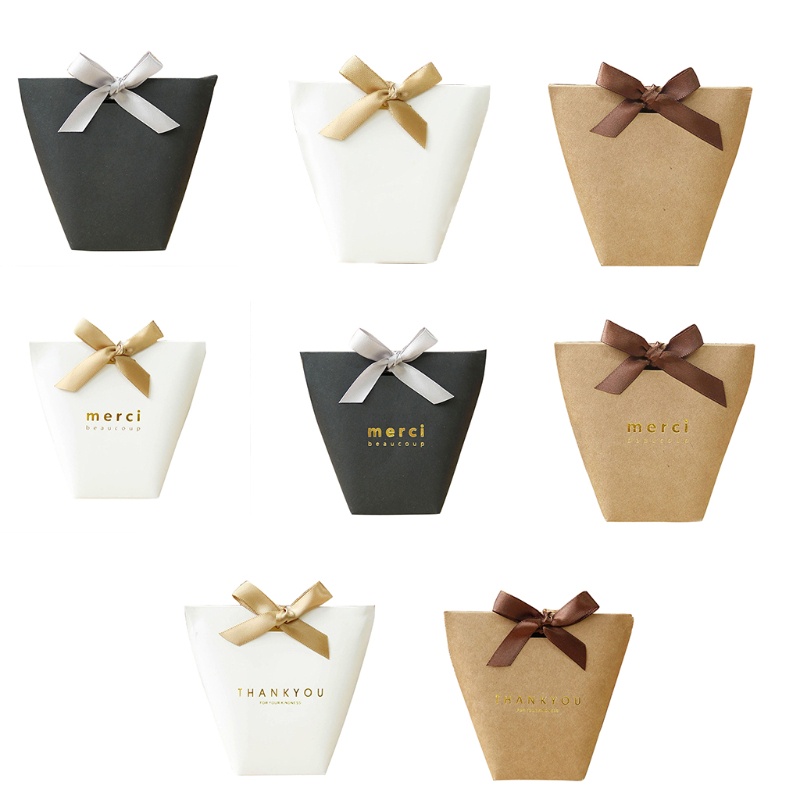 HO 20x Merci Box Package Candy Favor Boxes 12x10cm 4 72x3 94 สําหรับช็อคโกแลต