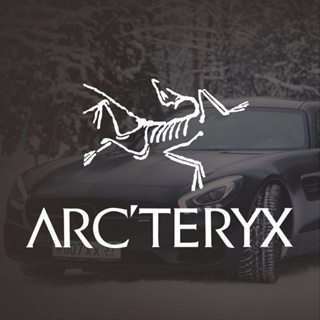 Arcteryx สติกเกอร์สะท้อนแสง ทรงสามเหลี่ยม กันน้ํา สําหรับติดตกแต่งกระจกรถยนต์