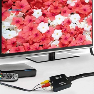 กล่องอะแดปเตอร์แปลงวิดีโอ AV เป็น HDMI 1080P MINI AV2HDMI สําหรับ HDTV [belsunshine.th]