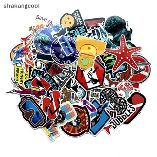 Shakangcool สติกเกอร์สะท้อนแสง ลายปลาดําน้ํา สําหรับตกแต่งรถยนต์ 60 ชิ้น SGL