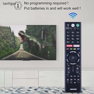 Lanf รีโมตควบคุมด้วยเสียง สําหรับ Sony RMF-TX220E KDL49WF804 KD55XF8596 RMF-TX300E Smart LED LCD TV Button RMF-TX310E