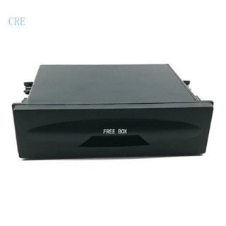 Cre กล่องเก็บของในรถยนต์ CX-38 ชั้นเดียว ช่องใส่วิทยุ Din Dash แบบสากล