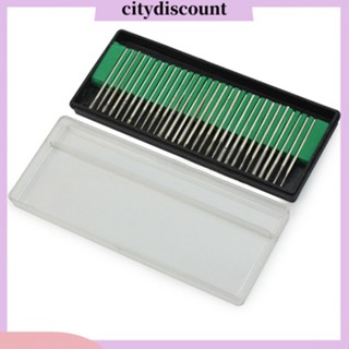 &lt;citydiscount&gt; ชุดดอกสว่านหัวเพชร สําหรับแกะสลักหิน แก้ว 30 ชิ้น