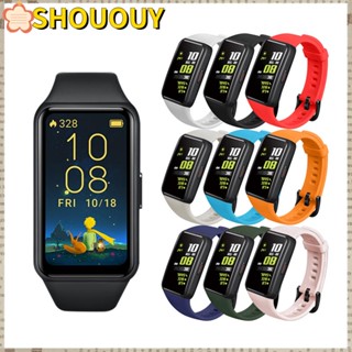 Shououy สายนาฬิกาข้อมือ แบบนิ่ม แบบเปลี่ยน สําหรับ Honor Band 6 Huawei Band 6