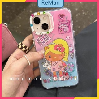 เคสโทรศัพท์มือถือ ลายเฮลโลคิตตี พร้อมขาตั้ง สําหรับ Iphone 11 14 11 13promax 12pro 14Promax 14plus 13 12pro 12 11 pro max Xr Xs max 7 8 Plus 13 pro max 13 12 12pro 11promax