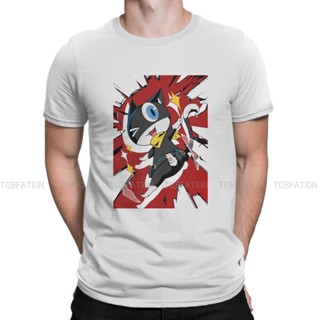 เสื้อยืด พิมพ์ลายเกม Morgana Persona 5 สไตล์คลาสสิก ขนาดใหญ่ 4XL 5XL 6XL สําหรับผู้ใหญ่