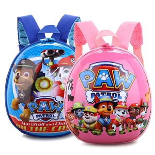 Childrens Schoolbag Advanced, Intermediate and Elementary Classes Kindergarten 3-6 Years Old Men and Women Baby Cartoon Cute Paw Patrol Eggshell Shaped Backpack QmHU