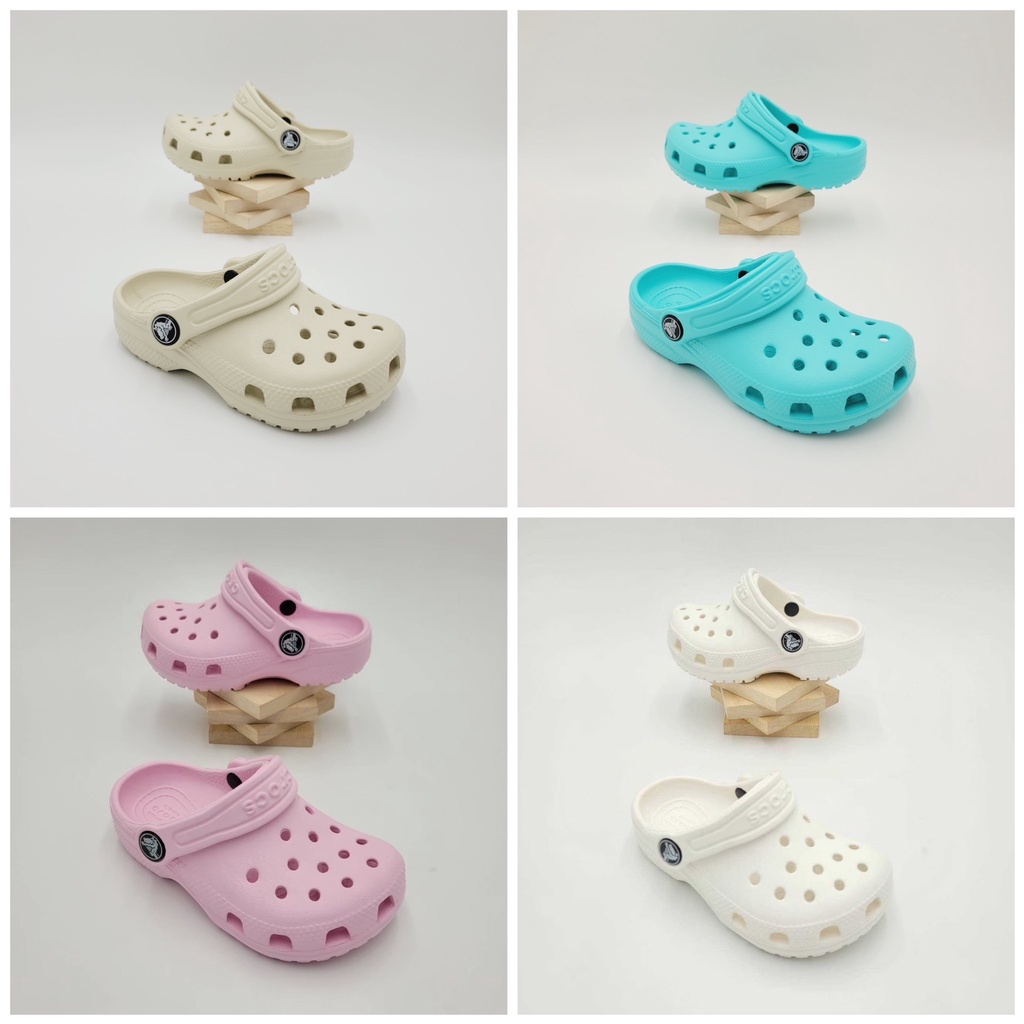 พร้อมส่ง !!! รองเท้าลำลองแฟชั่น เด็ก สไตล์ Crocs Classic Clog Kids (Unisex)