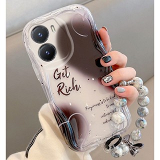 เคสโทรศัพท์มือถือ ซิลิโคน กันกระแทก ลายหัวใจ สีครีม สําหรับ vivoY35 5G Y35M V2030A