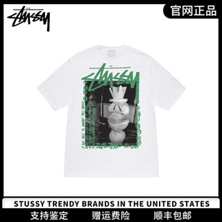 [เว็บไซต์ทางการ] เสื้อยืดแขนสั้น พิมพ์ลาย stussy stussy สไตล์เรโทร สําหรับผู้ชาย