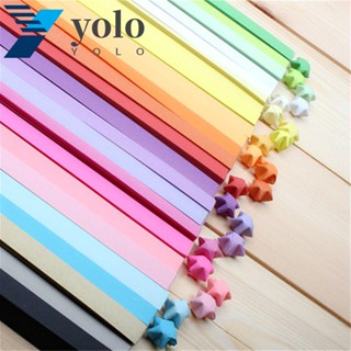 Yolo แถบกระดาษ ลายดาวนําโชค หลากสีสัน สําหรับตกแต่ง DIY