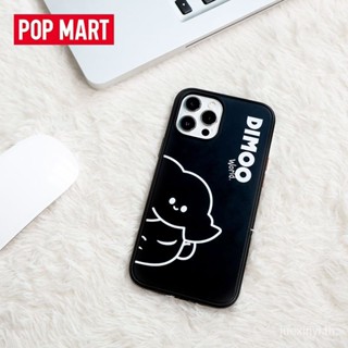 P POPMART POPMART DIMOO เคสโทรศัพท์มือถือ ลาย Black White Series ของขวัญ สําหรับ iPhone UWKN