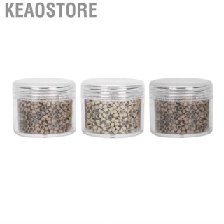 Keaostore Comfort Hair Extension Safe Soft Link Beads