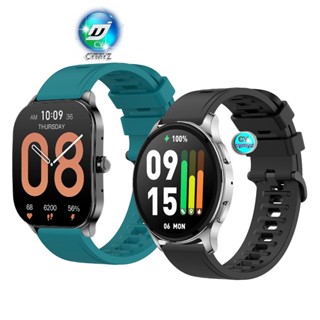 สาย Amazfit Pop 3S 3R สาย สายนาฬิกาสายซิลิโคน Amazfit Pop 3S 3R สายรัด สายรัดข้อมือกีฬา สายรัด Amazfit Pop 3S สาย สายรัด
