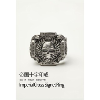 ✚แหวน รูปไม้กางเขน Warhammer Merchandise Imperial ของขวัญเพื่อนรัก สไตล์เรโทร 2022