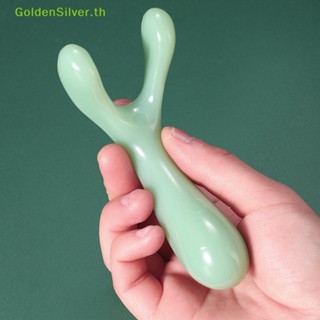 Goldensilver แผ่นขูดจมูก สีเงิน สําหรับนวดร่างกาย