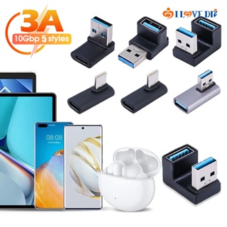 อะแดปเตอร์ปลั๊กแปลงพอร์ต USB Type-C รูปตัว L สําหรับแล็ปท็อป โทรศัพท์มือถือ แท็บเล็ต