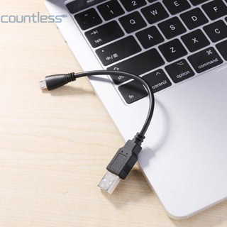 สายชาร์จ Micro USB สั้น 50 ซม. สําหรับโทรศัพท์ Android แท็บเล็ต พาวเวอร์แบงค์ [countless.th]