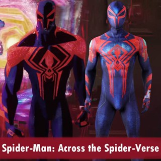 ถุงน่องคอสเพลย์ Spider-Man Across the Spider-Verse Spiderman 2099 Miguel OHara 23 ชิ้น สําหรับตกแต่งปาร์ตี้ฮาโลวีน