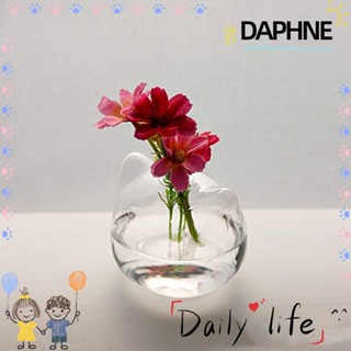 Daphne แจกันแก้ว รูปแมวน่ารัก สําหรับตกแต่ง