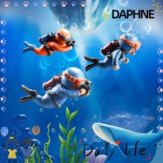 Daphne 1 ชิ้น ตกแต่งตู้ปลา เรซิน ภูมิทัศน์ อุปกรณ์ลอยน้ํา อุปกรณ์พิพิธภัณฑ์สัตว์น้ํา