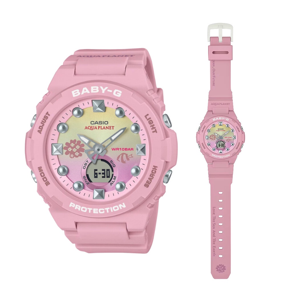 CASIO นาฬิกาข้อมือผู้หญิง BABY-G รุ่น BGA-320AQ-4A (LIMITED)  BGA-320FH3A BGA-302FH-4A BGA-320-4A