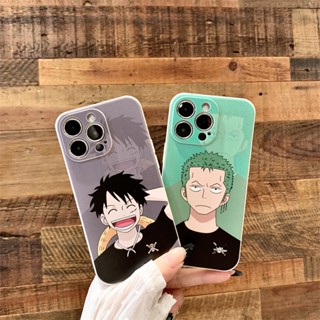 เคสโทรศัพท์มือถือ ลายการ์ตูนลูฟี่ วันพีช สําหรับ Samsung A14 A34 A54 A32 5G A04S A23 4G A23 A21S A42 5G A53 A73 5G J7 prime M23 M33 M52 M53 M62 A7 2018 J3 J5 J7 PRO J4 J6 PLUS One Piece Zoro G201T