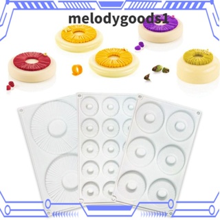 MELODYGOODS1 แม่พิมพ์เรซิ่น รูปโดนัท 3D สําหรับทําสบู่ มูส DIY