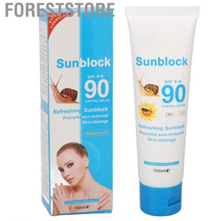 Foreststore Refreshing Sunscreen Lotion  Safe  UV Protection Body Professional for Vacation