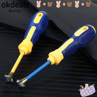 OKDEALS เครื่องมือกําจัดยาแนวกระเบื้อง ซีเมนต์ทังสเตนเหล็ก ทนทาน