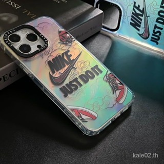 เคสป้องกันโทรศัพท์มือถือ แบบนิ่ม ลายรองเท้า มีเลเซอร์สองด้าน สําหรับ iPhone 14 13 12 11 promax 7 8 XR XS