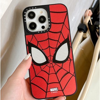 Casetify เคสโทรศัพท์มือถือกระจก กันกระแทก ลาย Marvel Spider man venom สําหรับ iPhone 14 Plus13 12 11 Pro Max