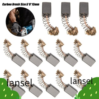 Lansel ขายดี เครื่องมือโรตารี่ แปรงคาร์บอน ขนาดเล็ก 10 ชิ้น