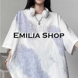 EMILIA SHOP  เสื้อยืด ครอป เสื้อยืดผู้หญิง  Stylish สไตล์เกาหลี ins Comfortable A99J20N 36Z230909