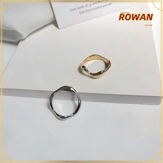 เครื่องประดับแหวนแต่งงานอัลลอยหลากสี Row Wild Ring