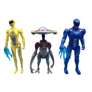 6Pcs Power Rangers Superhero 4 Action Figures Model Toys Doll Cake Topper