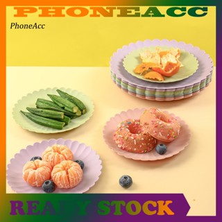 Phoneacc ถาดวางเค้ก อเนกประสงค์ กันเสียรูป สีสดใส สําหรับโรงอาหาร