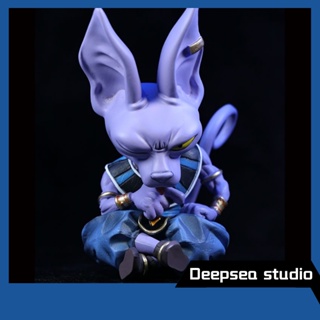 Deepsea studio [Quick delivery in stock] seven Dragonball Bilus hand-made destroyer Wukong limited statue anime big head model gift beijita wufan