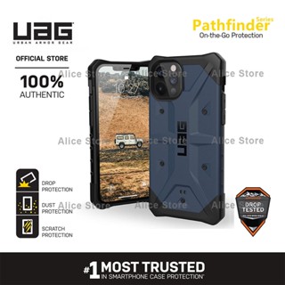 Uag Pathfinder Series เคสโทรศัพท์ สําหรับ iPhone 12 Pro Max / 12 Mini พร้อมฝาครอบป้องกัน แบบทหาร - สีน้ําเงินกรมท่า